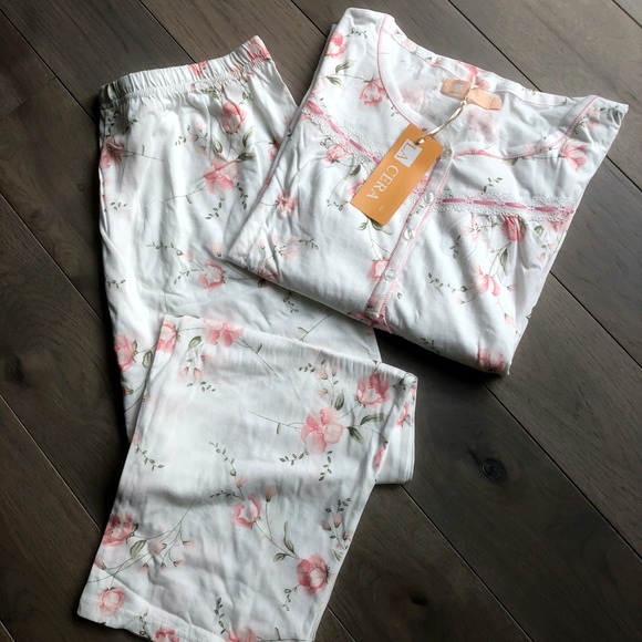 LA Cera Other - LA Cera Womens Long Sleeve Pajama Set